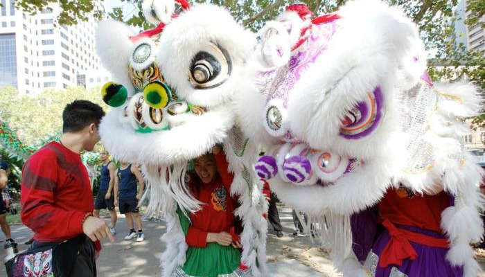 lion dances