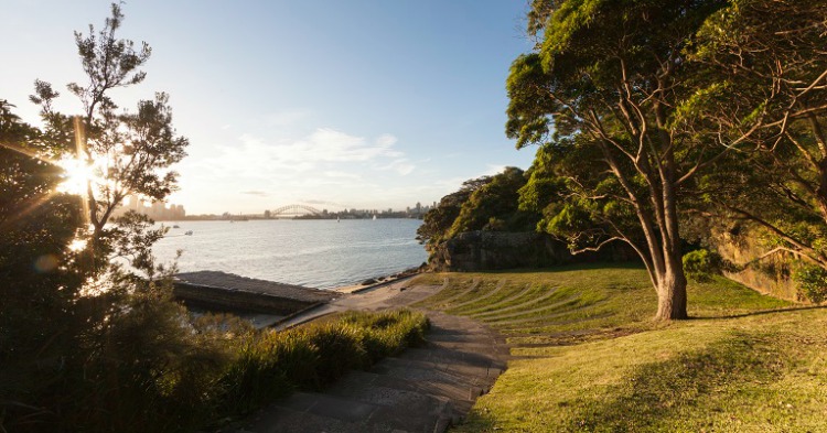 Bradleys Head at sunset.