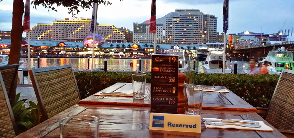 Darling Harbour Family Dinners