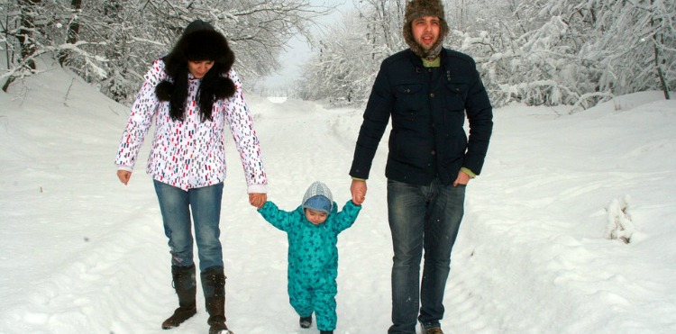 family snow