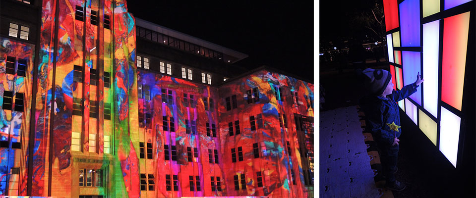 The Matter Of Painting & Mondrian Cube, Circular Quay - Vivid 2016 