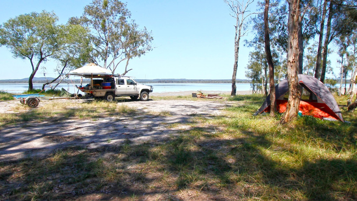 Free camping near Brisbane