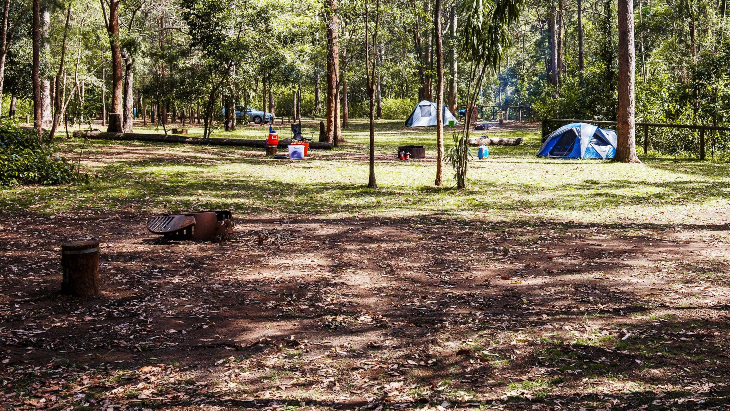 Camping near Brisbane