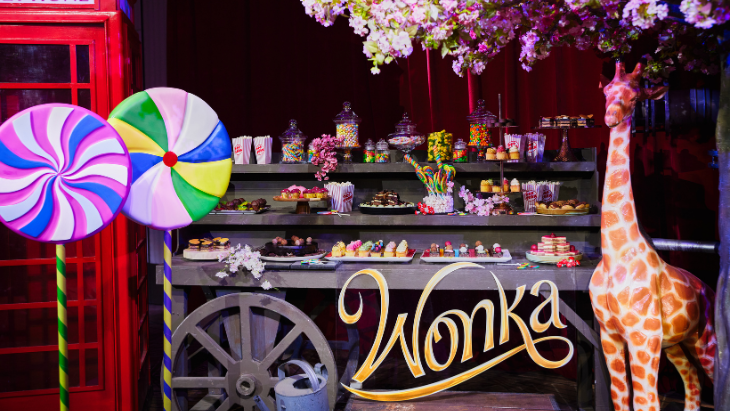 willy wonka high tea