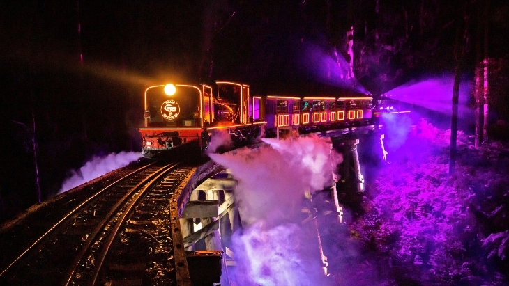 Puffing Billy Train of Lights