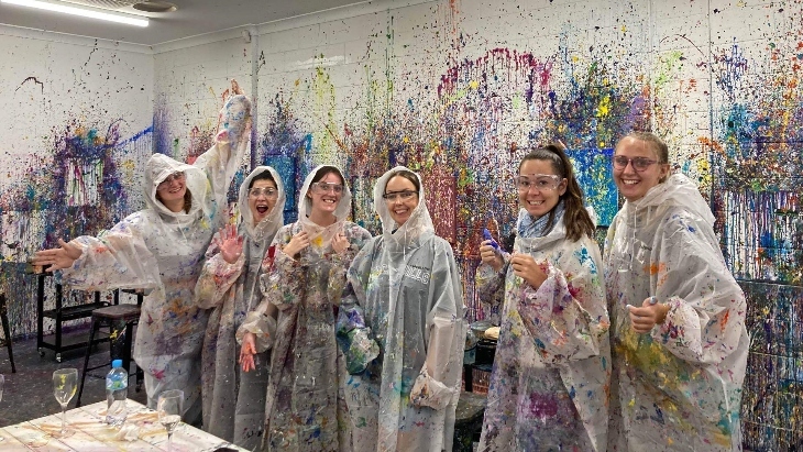 Splatter Painting Experience at Kaboo Studio | ellaslist