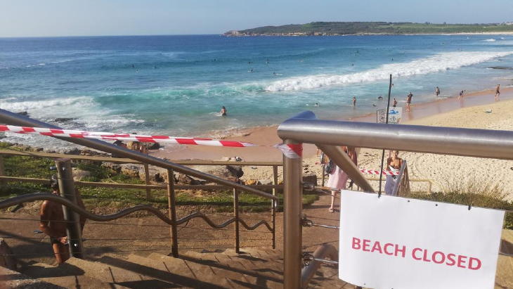 Whichbeaches closed covid 19 sydney